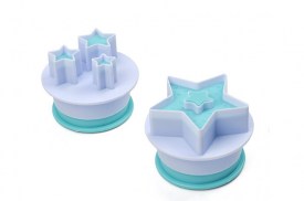 Set 2 cortantes saca bocados ESTRELLAS